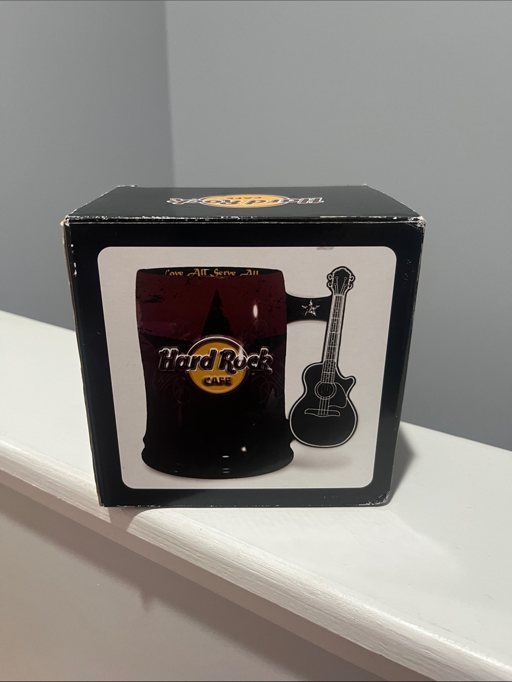 Hard Rock Café HRC Paris Guitar Handle Mug New in Box Hard Rock Cafe Collectors